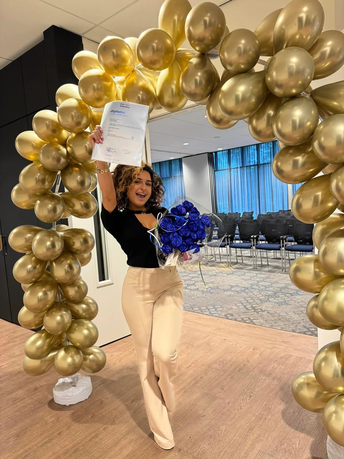 Damla diploma gehaald